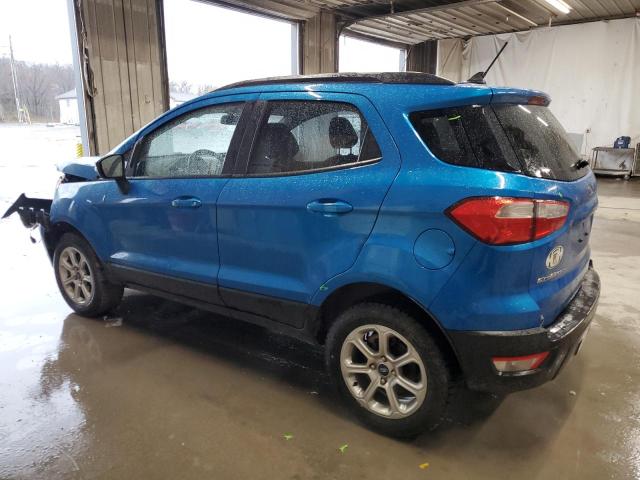 MAJ6S3GL3KC277206 - 2019 FORD ECOSPORT SE BLUE photo 2