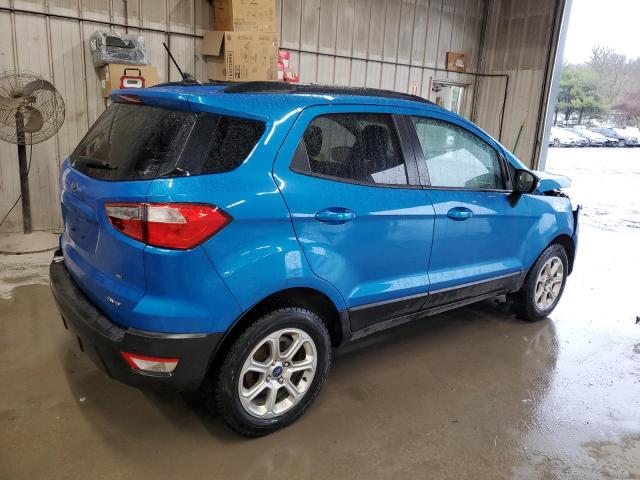 MAJ6S3GL3KC277206 - 2019 FORD ECOSPORT SE BLUE photo 3