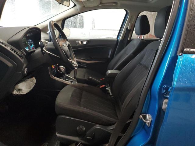 MAJ6S3GL3KC277206 - 2019 FORD ECOSPORT SE BLUE photo 7