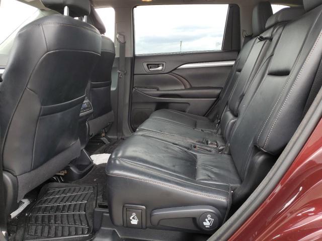 5TDJKRFH4FS215001 - 2015 TOYOTA HIGHLANDER XLE 勃艮第红 照片 11