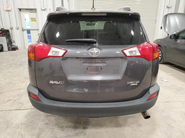 2T3DFREV5DW091583 - 2013 TOYOTA RAV4 LIMITED GRAY photo 6