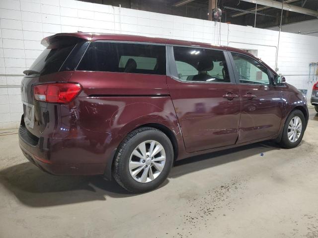 KNDMB5C17J6394866 - 2018 KIA SEDONA LX BURGUNDY photo 3