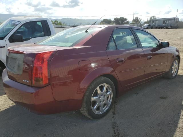 1G6DM57N430132626 - 2003 CADILLAC CTS BURGUNDY photo 3