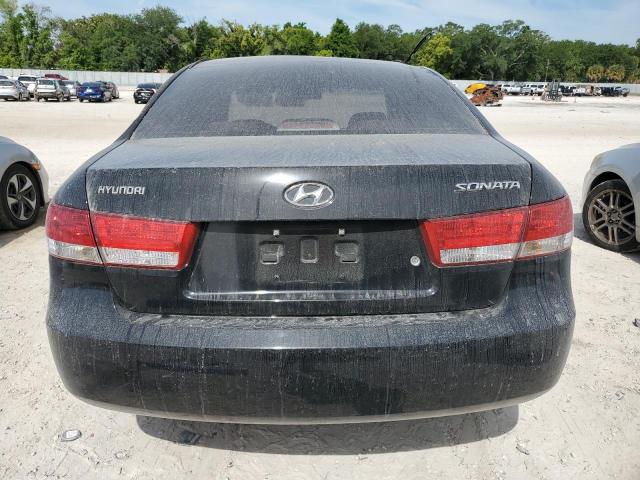 KMHEU46C86A103703 - 2006 HYUNDAI SONATA GLS BLACK photo 6