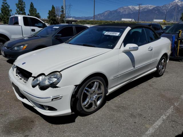 WDBTK72F79T103878 - 2009 MERCEDES-BENZ CLK 550 WHITE photo 1