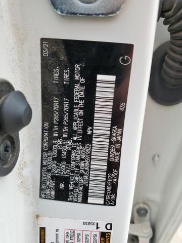 JTEMU5JR8M5919832 - 2021 TOYOTA 4RUNNER SR5/SR5 PREMIUM 白色 照片 12