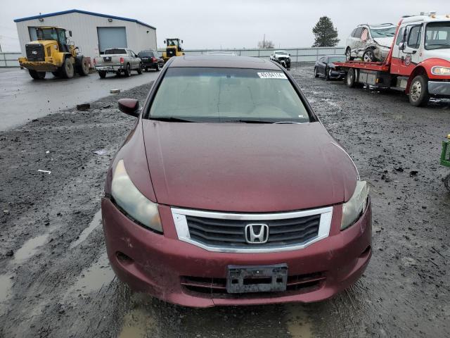 1HGCP36708A040889 - 2008 HONDA ACCORD EX RED photo 5