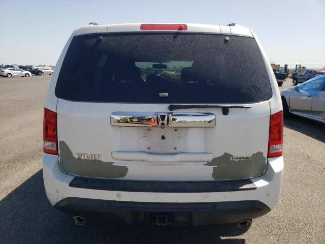 5FNYF3H99DB043491 - 2013 HONDA PILOT TOURING WHITE photo 6