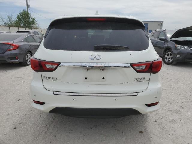 5N1DL0MN8HC520015 - 2017 INFINITI QX60 WHITE photo 6