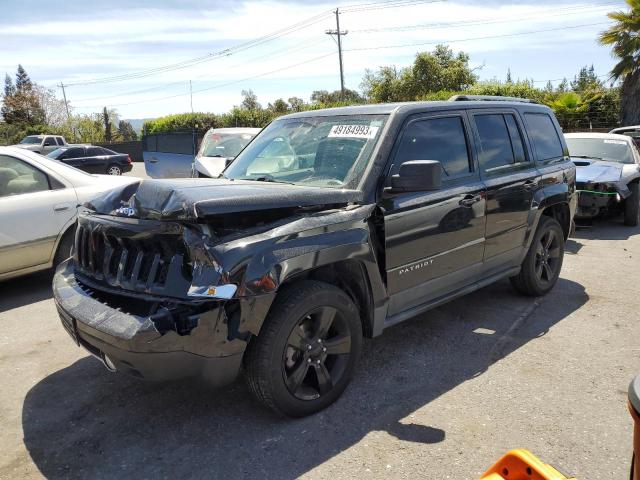 1C4NJPFA1CD704670 - 2012 JEEP PATRIOT LATITUDE BLACK photo 1