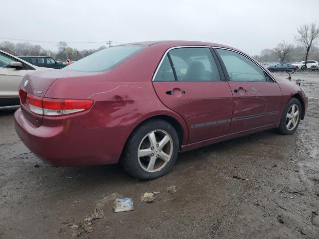 1HGCM56664A006817 - 2004 HONDA ACCORD EX BURGUNDY photo 3