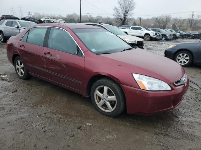 1HGCM56664A006817 - 2004 HONDA ACCORD EX BURGUNDY photo 4