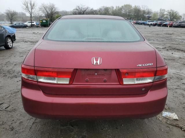 1HGCM56664A006817 - 2004 HONDA ACCORD EX BURGUNDY photo 6