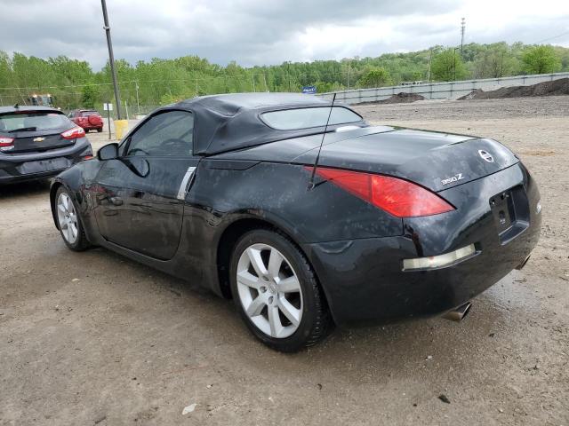 JN1AZ36A64T004167 - 2004 NISSAN 350Z ROADSTER BLACK photo 2