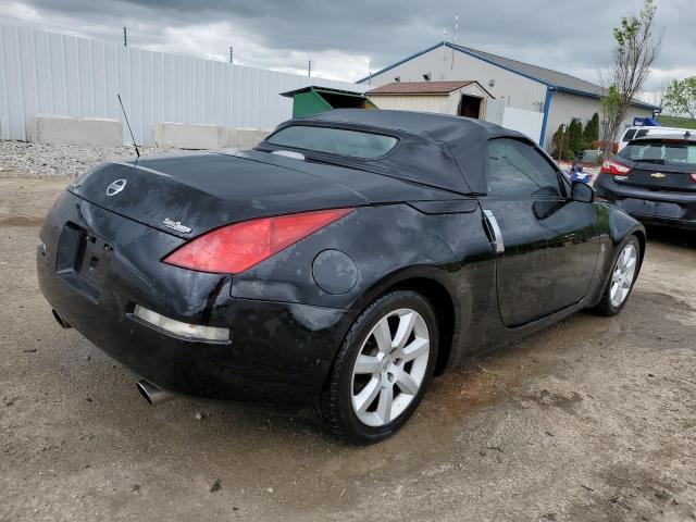 JN1AZ36A64T004167 - 2004 NISSAN 350Z ROADSTER BLACK photo 3