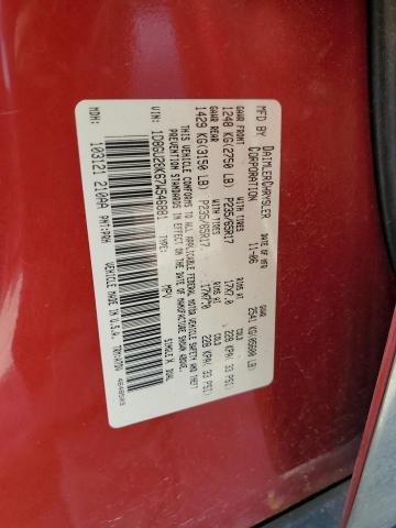 1D8GU28K67W546881 - 2007 DODGE NITRO SXT MAROON photo 13