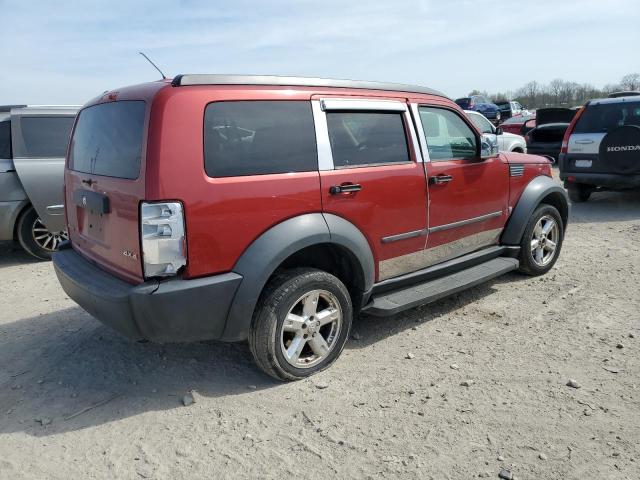 1D8GU28K67W546881 - 2007 DODGE NITRO SXT MAROON photo 3