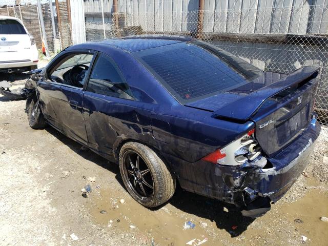 1HGEM22982L011140 - 2002 HONDA CIVIC EX BLUE photo 2