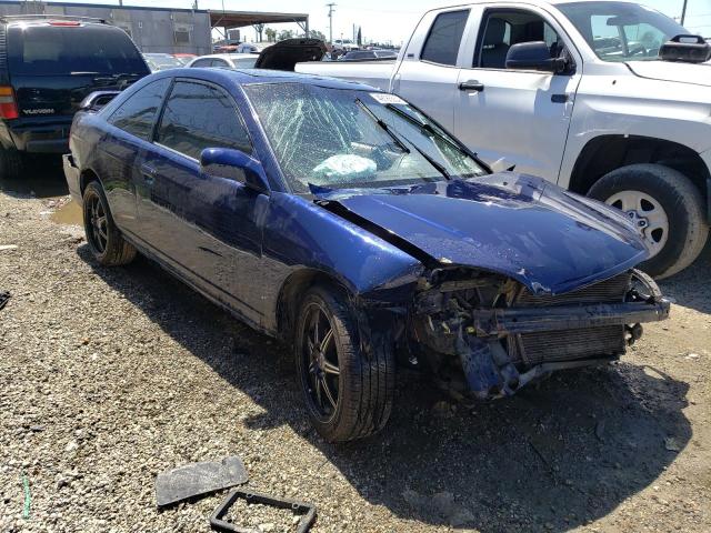 1HGEM22982L011140 - 2002 HONDA CIVIC EX BLUE photo 4