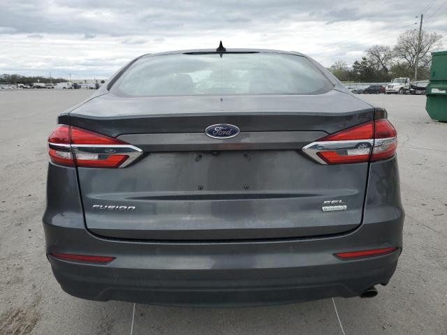 3FA6P0CD5LR136641 - 2020 FORD FUSION SEL GRAY photo 6