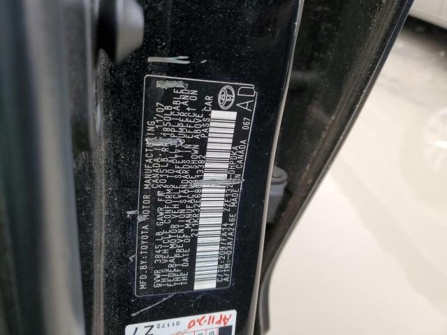 2T1KR32E68C713382 - 2008 TOYOTA MATRIX XR BLACK photo 12