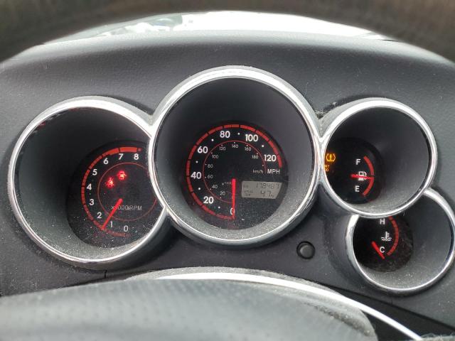 2T1KR32E68C713382 - 2008 TOYOTA MATRIX XR BLACK photo 9