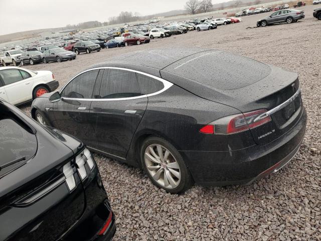 5YJSA1E26FF107814 - 2015 TESLA MODEL S BLACK photo 2