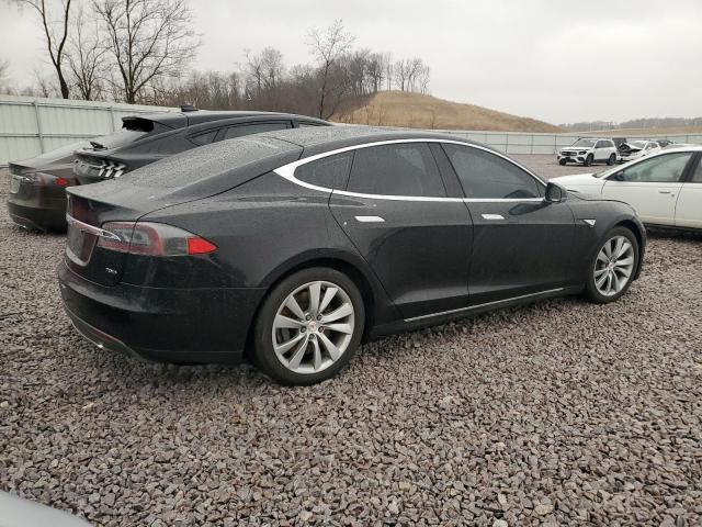 5YJSA1E26FF107814 - 2015 TESLA MODEL S BLACK photo 3