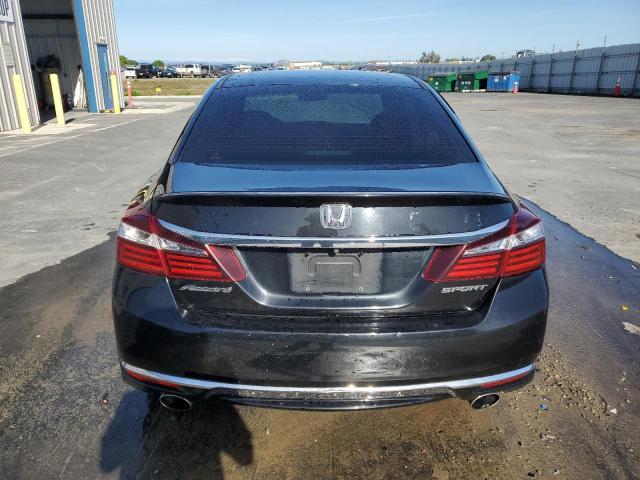 1HGCR2F51GA107159 - 2016 HONDA ACCORD SPORT BLACK photo 6