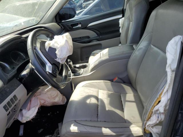 5TDJKRFH0FS123917 - 2015 TOYOTA HIGHLANDER XLE Mavi foto 7