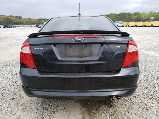 3FAHP0HA0AR305114 - 2010 FORD FUSION SE BLACK photo 6