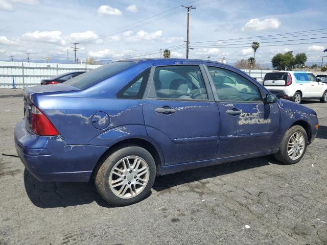 1FAHP34N36W256389 - 2006 FORD FOCUS ZX4 BLUE photo 3