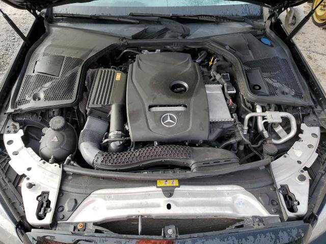 55SWF4JB8HU222362 - 2017 MERCEDES-BENZ C 300 BLACK photo 11