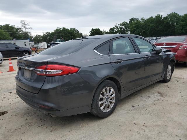 3FA6P0G72HR161637 - 2017 FORD FUSION S GRAY photo 3