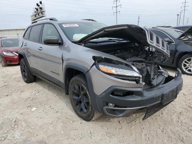 1C4PJMBS7FW665100 - 2015 JEEP CHEROKEE TRAILHAWK GRAY photo 4