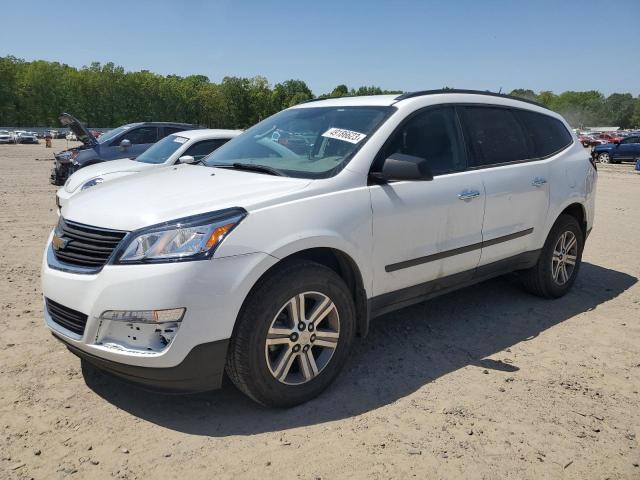 1GNKRFKD2HJ291048 - 2017 CHEVROLET TRAVERSE LS WHITE photo 1