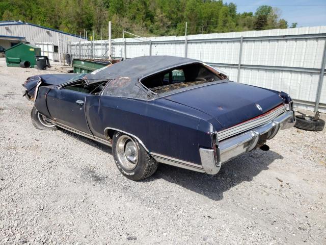 1H57J2B629931 - 1972 CHEVROLET MONTECARLO BLUE photo 2