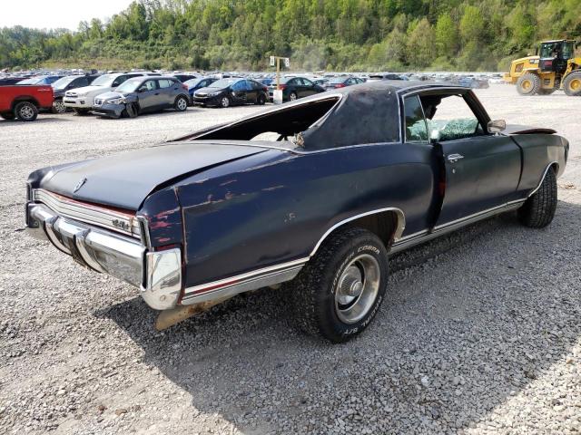 1H57J2B629931 - 1972 CHEVROLET MONTECARLO BLUE photo 3