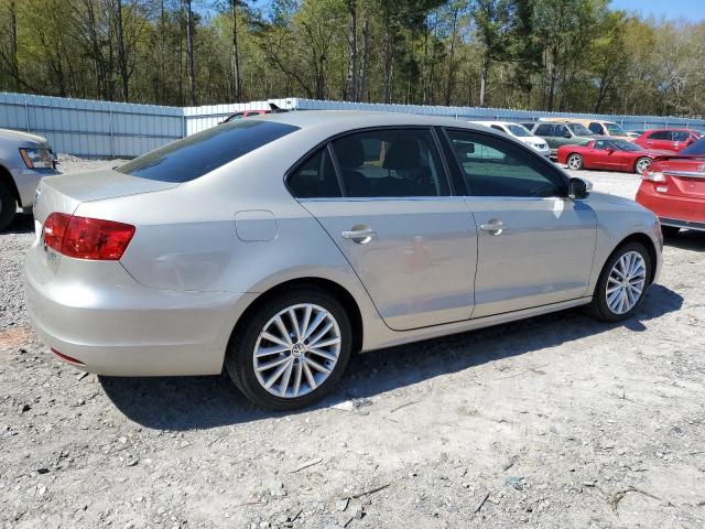 3VWL17AJ7EM206184 - 2014 VOLKSWAGEN JETTA SEL BEIGE photo 3