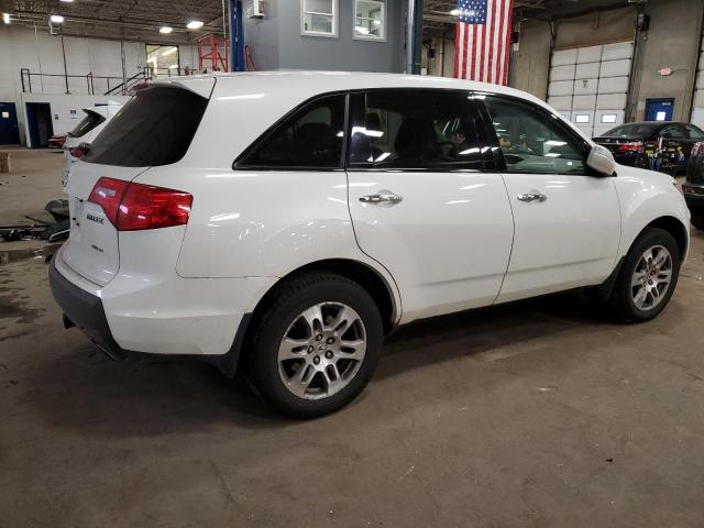 2HNYD28229H528506 - 2009 ACURA MDX WHITE photo 3