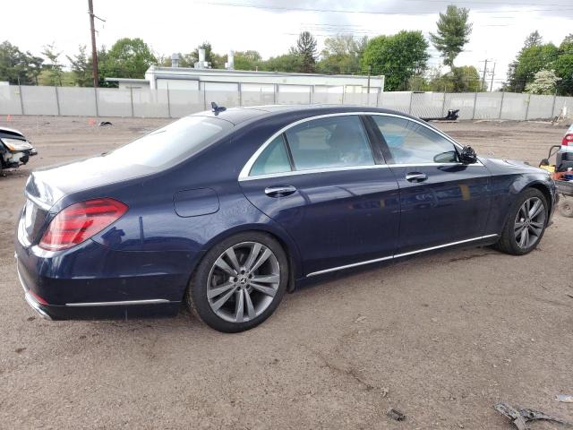 WDDUG8GB6JA379672 - 2018 MERCEDES-BENZ S 560 4MATIC BLUE photo 3