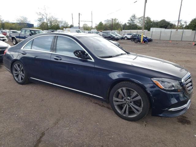 WDDUG8GB6JA379672 - 2018 MERCEDES-BENZ S 560 4MATIC BLUE photo 4