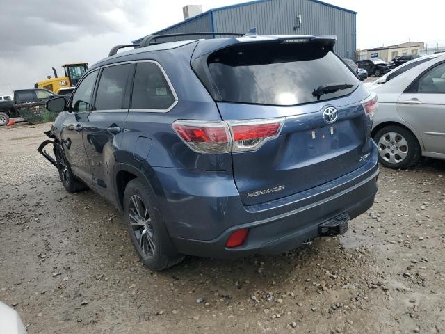 5TDJKRFH4GS506213 - 2016 TOYOTA HIGHLANDER XLE 蓝色 照片 2