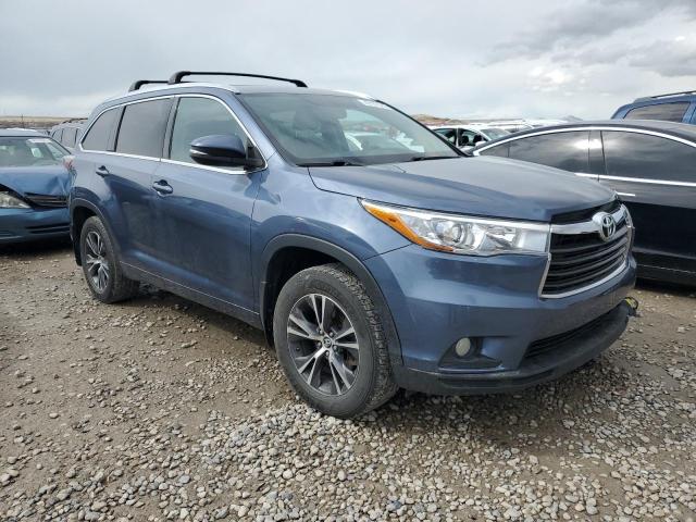 5TDJKRFH4GS506213 - 2016 TOYOTA HIGHLANDER XLE 蓝色 照片 4