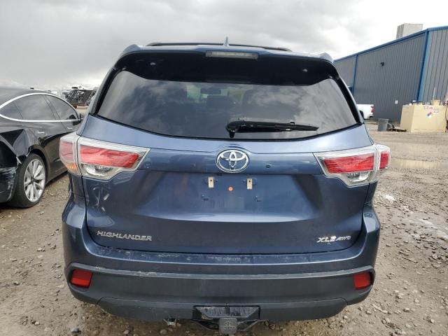 5TDJKRFH4GS506213 - 2016 TOYOTA HIGHLANDER XLE 蓝色 照片 6