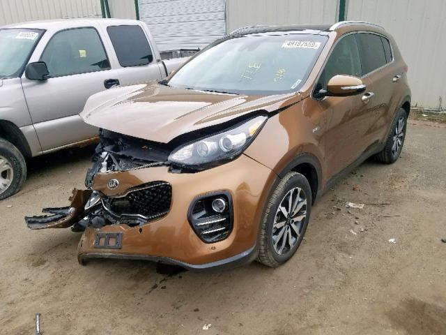 KNDPNCAC3H7235456 - 2017 KIA SPORTAGE EX  photo 2