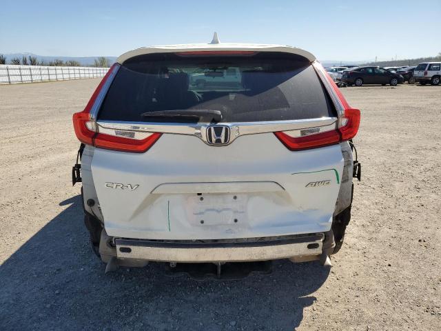 2HKRW2H54HH663443 - 2017 HONDA CR-V EX WHITE photo 6