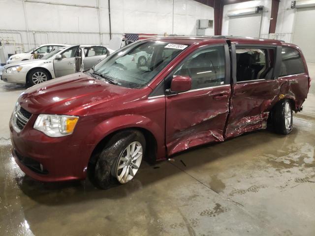 2C4RDGCG8KR774597 - 2019 DODGE GRAND CARA SXT MAROON photo 1