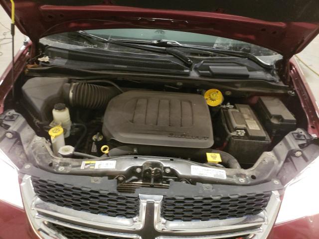 2C4RDGCG8KR774597 - 2019 DODGE GRAND CARA SXT MAROON photo 12