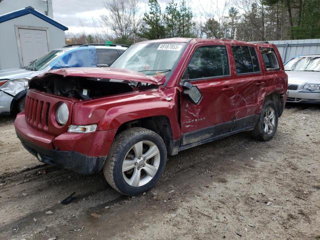 1C4NJRFB6ED641573 - 2014 JEEP PATRIOT LATITUDE MAROON photo 1